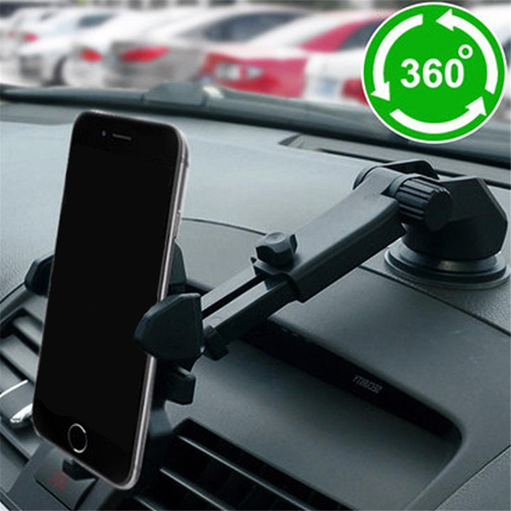 360 Degree Rotating Car Windscreen Dashboard Holder For GPS Mobile Smart Phone