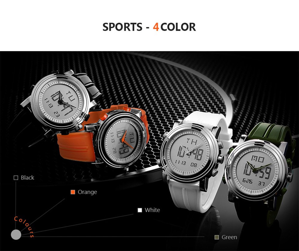 SINOBI Sports Digital Men Wrist Watches Date Waterproof Chronograph Watch