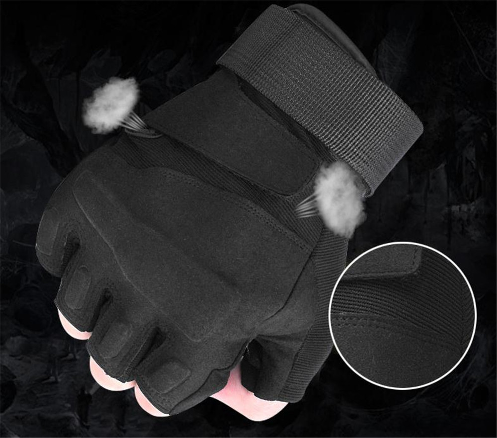 Half Finger Riding Fitness Motorcycle Protective Gloves