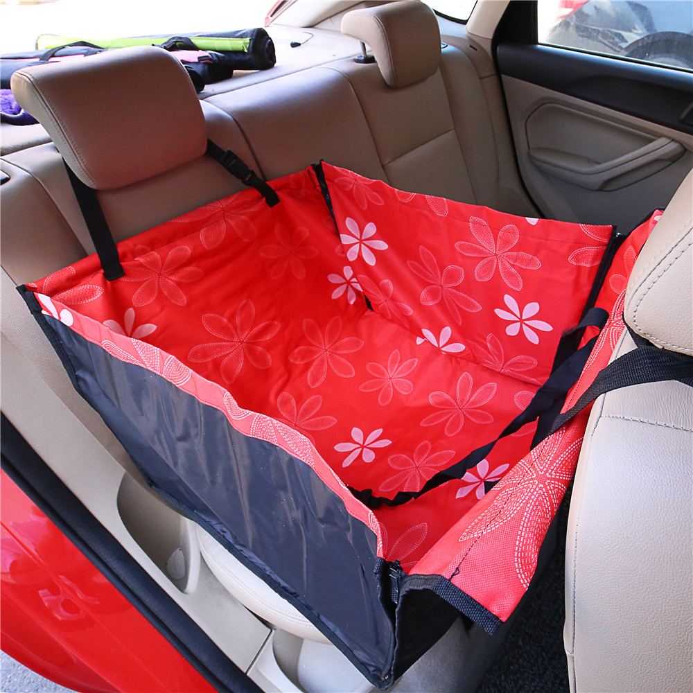 Sunflower Pet Dog Cat Waterproof Car Seat Cover Mat Blanket Rear Back Pets Hammock Cushion Protector