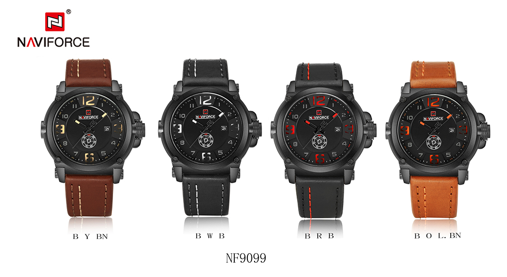 NAVIFORCE Top Luxury Brand Men Sports Military Quartz Wrist Watch