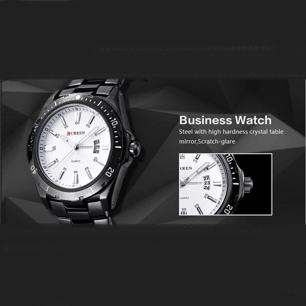 CURREN Men's Fashion and Casual Simple Quartz Sport Wrist Watch