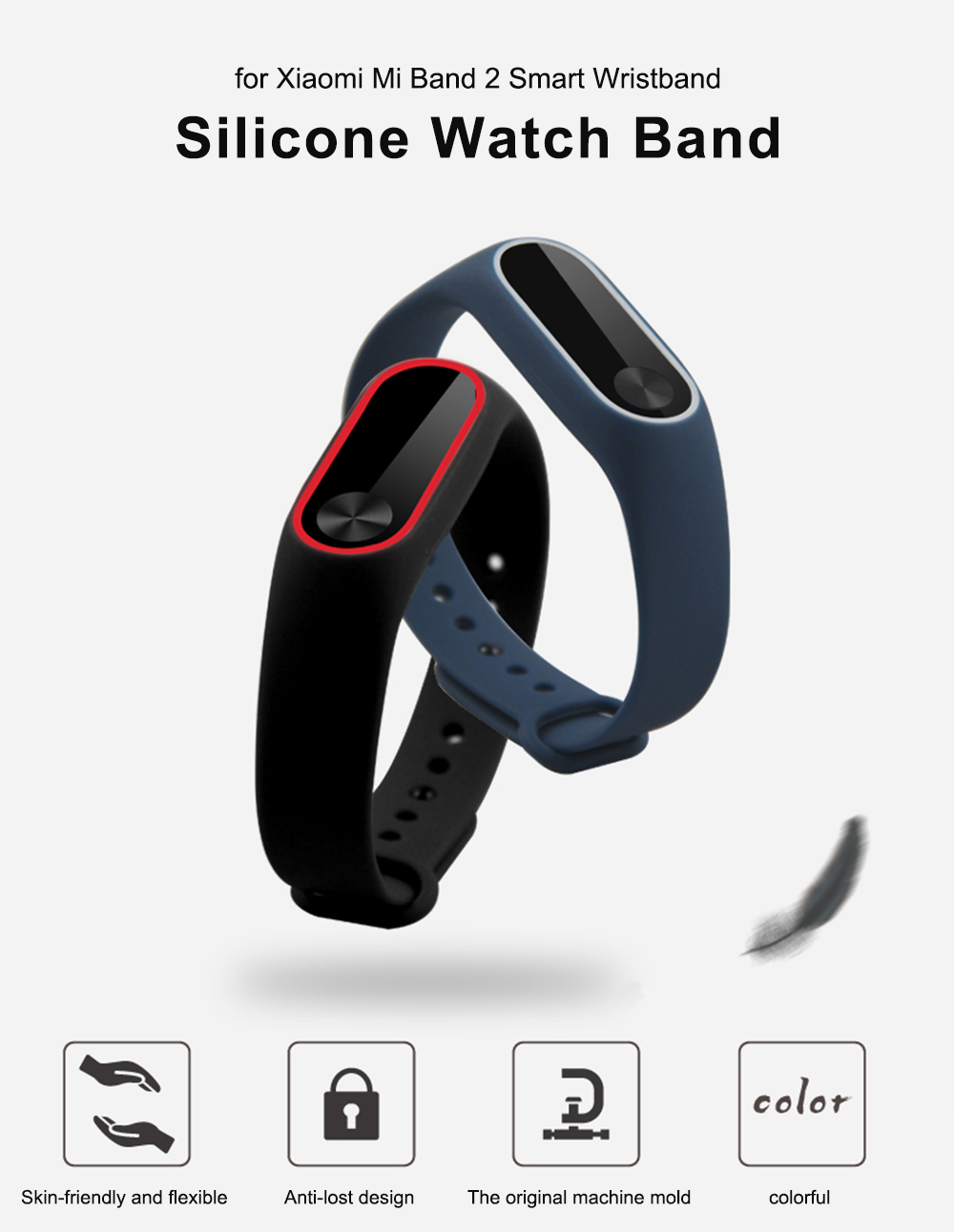 for Xiaomi Mi Band 2 Smart Wrist Watch Strap