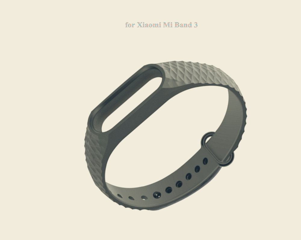 TOCHIC Smart Wrist Watch Strap for Xiaomi Mi band 3