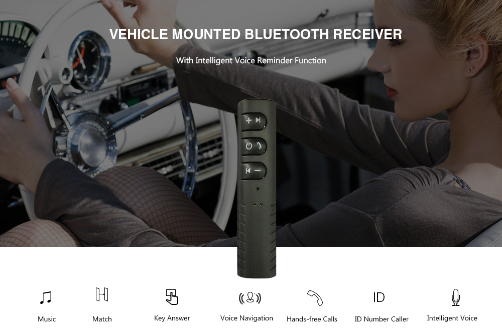 Vehicle Mounted Clip Type Bluetooth Receiver