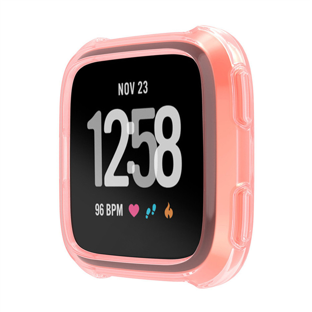TPU Silicone Cover Case Watch Casing Guard Protector for Fitbit Versa