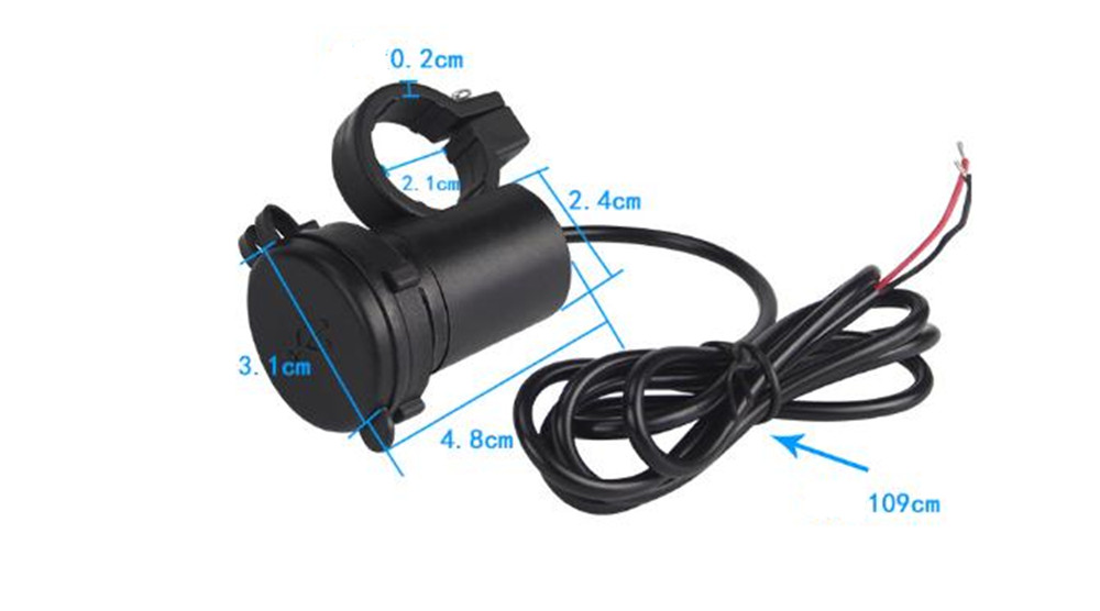Motorcycle USB Mobile Phone Charger Accessories