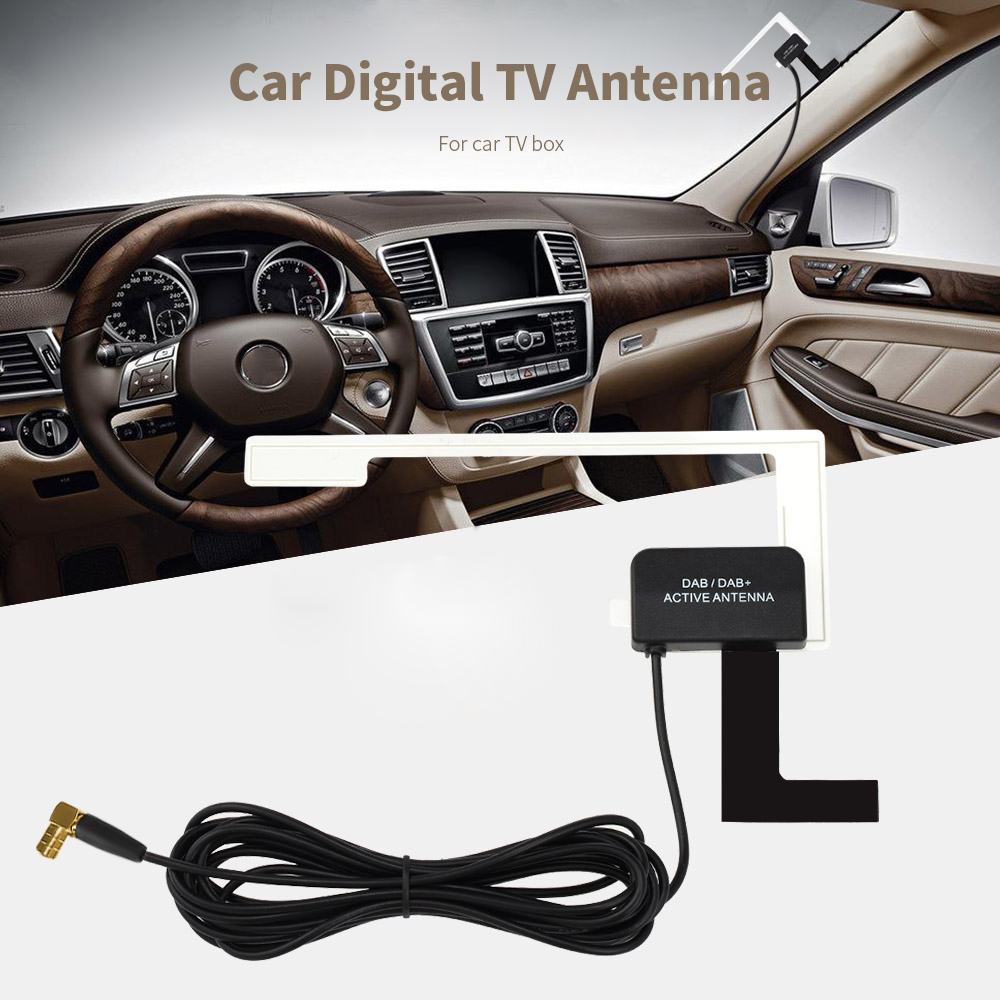 DAB / DAB + - 301 - SMB Car Digital Active Antenna for Radio TV Receiver Box