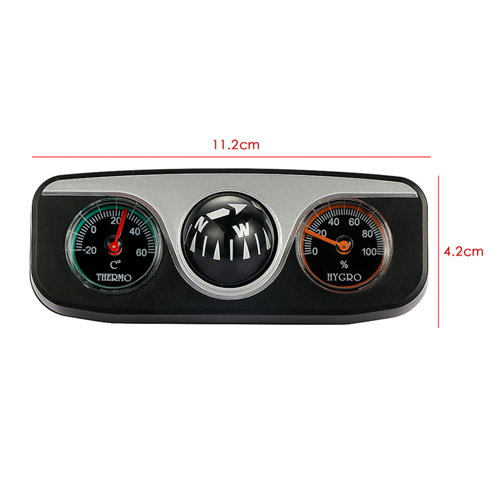 Vehicles Navigation Compass Thermometer Hygrometer Car Interior Accessories