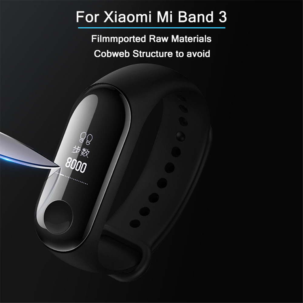 2PCS Smart Wristband Soft Screen Protector for Xiaomi Mi Band 3