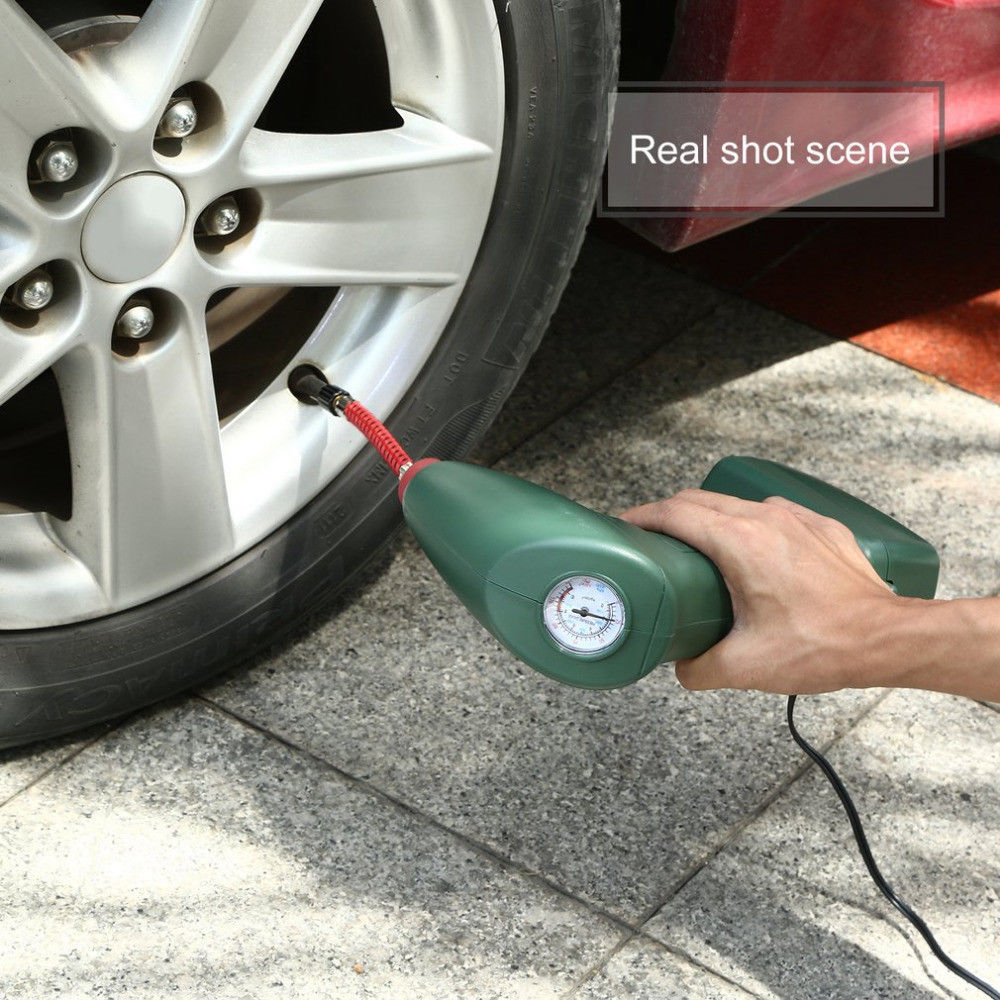Portable Air Compressor Auto Tire Inflator Pump Car Tool Handheld for Outdoor