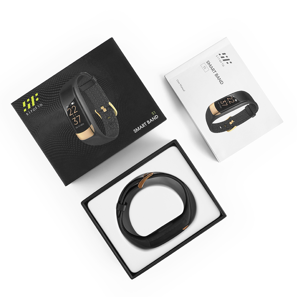 siroflo S1 Smart Wristband with Heart Rate Reminder