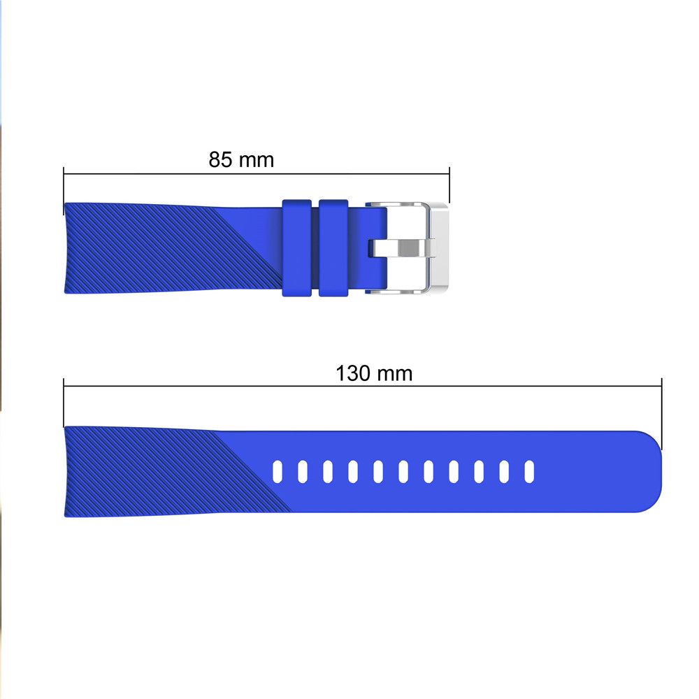 20mm for Samsung Gear Sport Silicone Rubber Wrist Band Strap