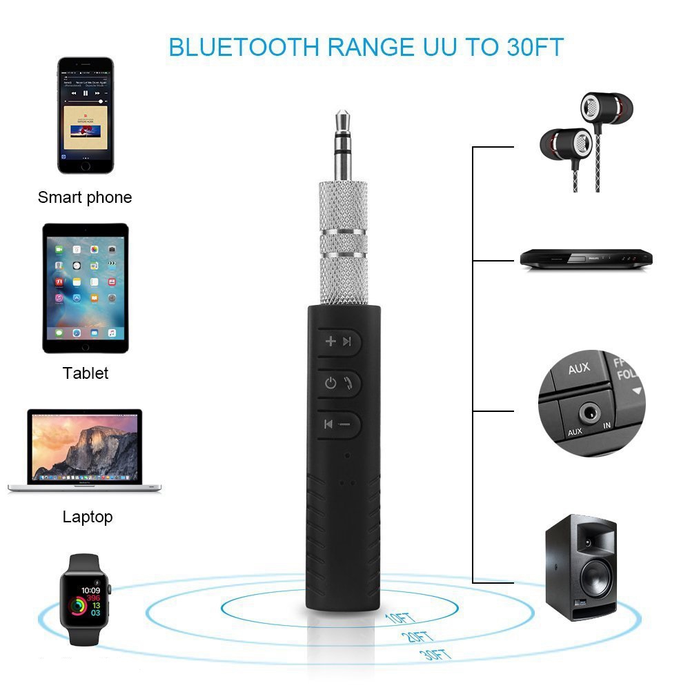 3.5 Blutooth Wireless For Car Music Audio Bluetooth Receiver Adapter