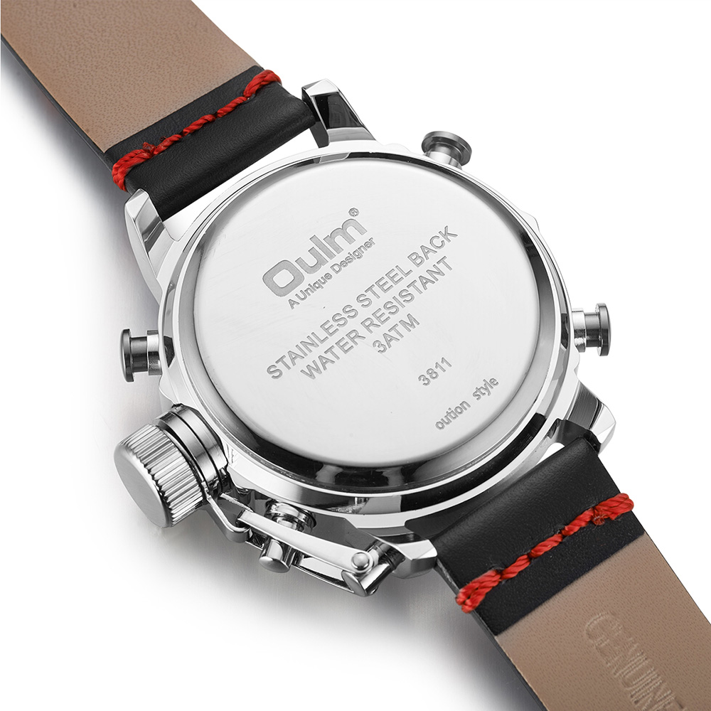 OULM Men's Casual Fashion Business Electronic Quartz Watch