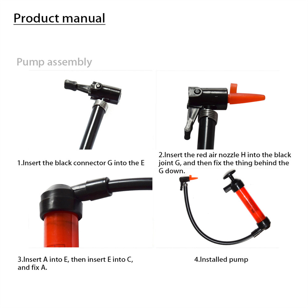 1Set Car Manual Oil Pump Pumping Suction Device