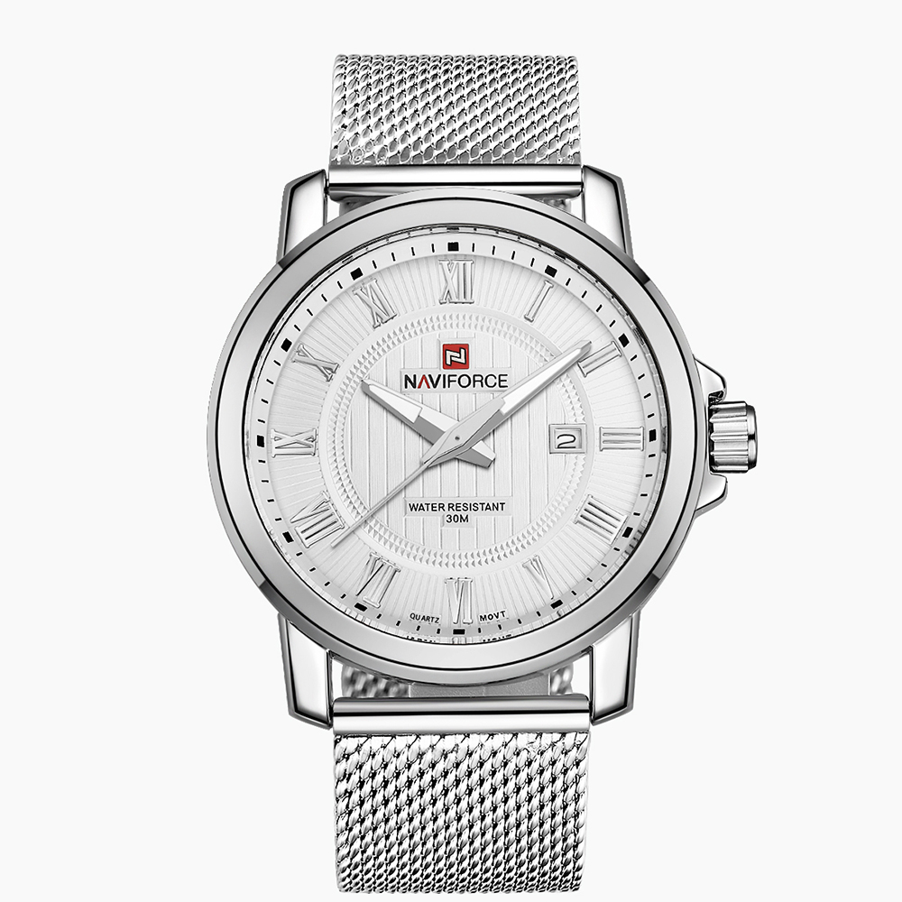 NAVIFORCE 9052 Quartz Steel Belt Watch