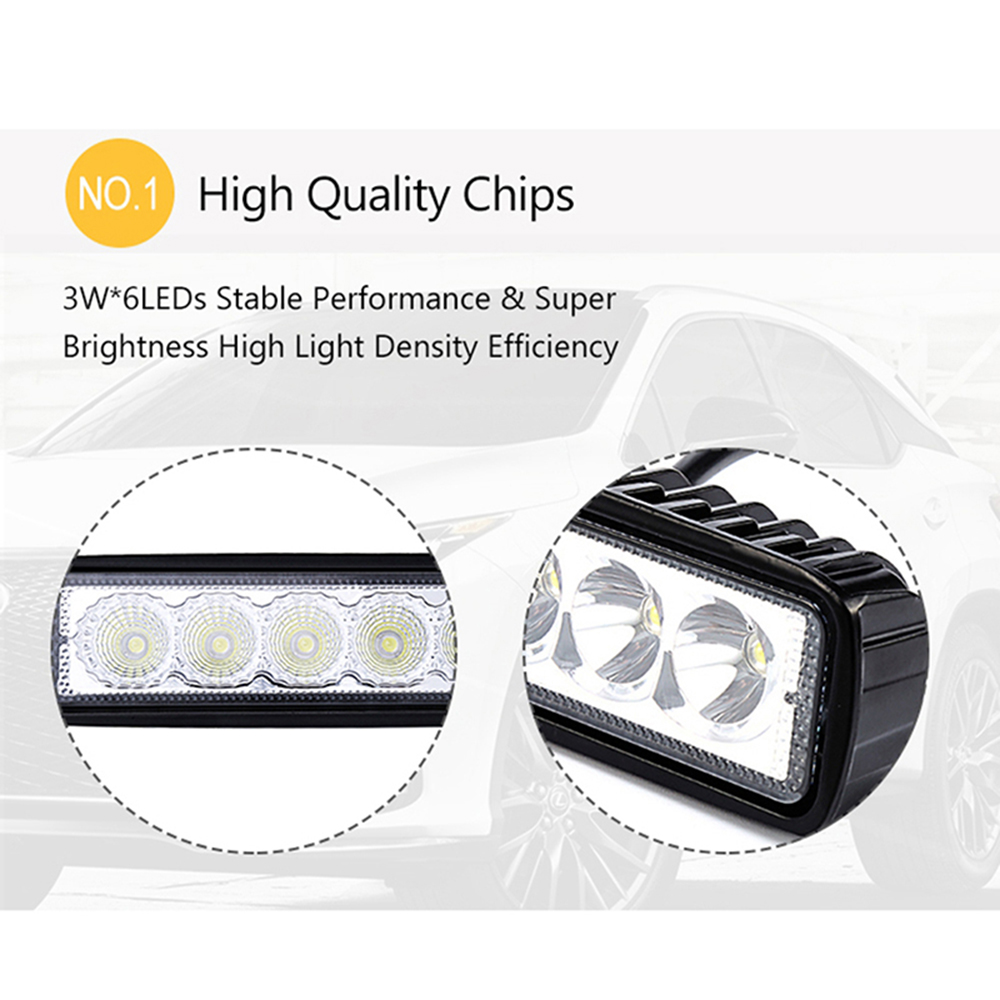 Multi-usage 18W LED Work Light Fit for Isuzu KB / Bahman Cara / Mitsubishi L300