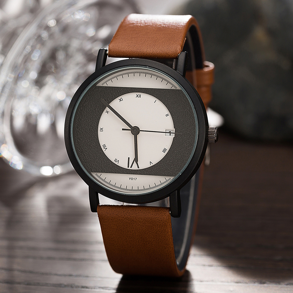 ZONMFEI Men'S Calendar Creative Personality Dish Belt Decorative Watches