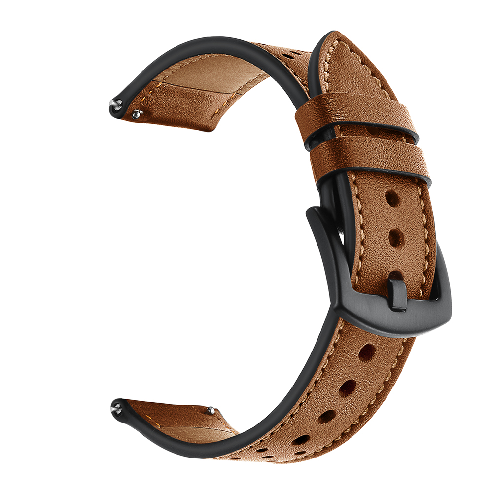 Genuine Leather Watch Strap 20mm for Xiaomi Huami Amazfit Youth Bit