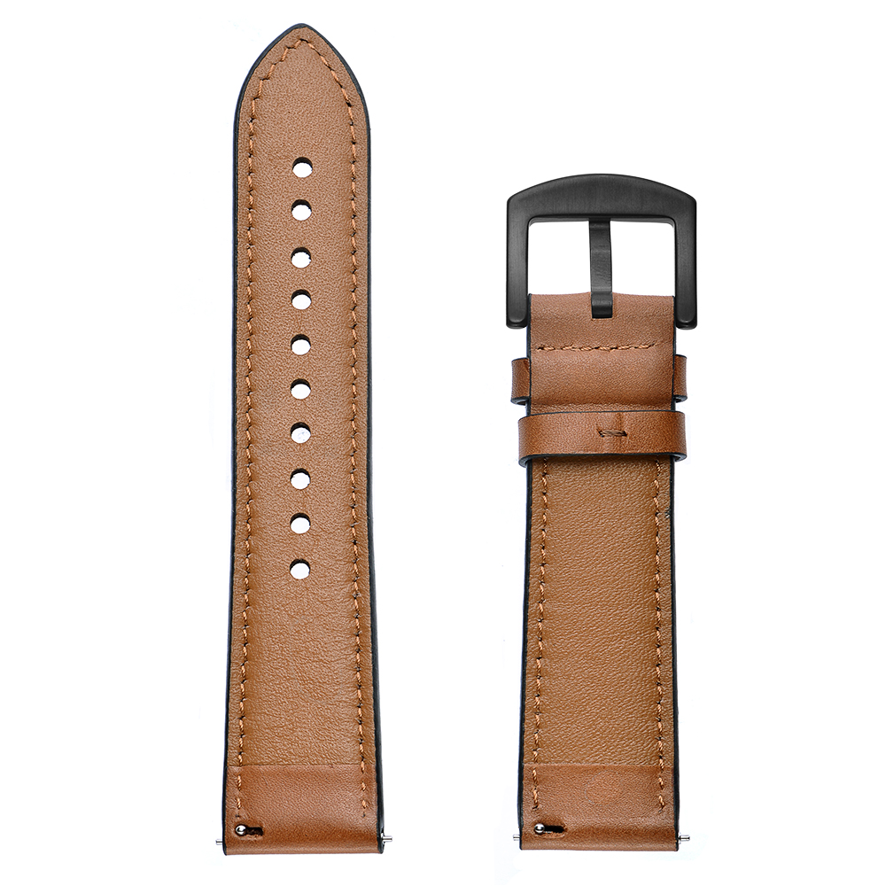 Genuine Leather Watch Strap 20mm for Xiaomi Huami Amazfit Youth Bit
