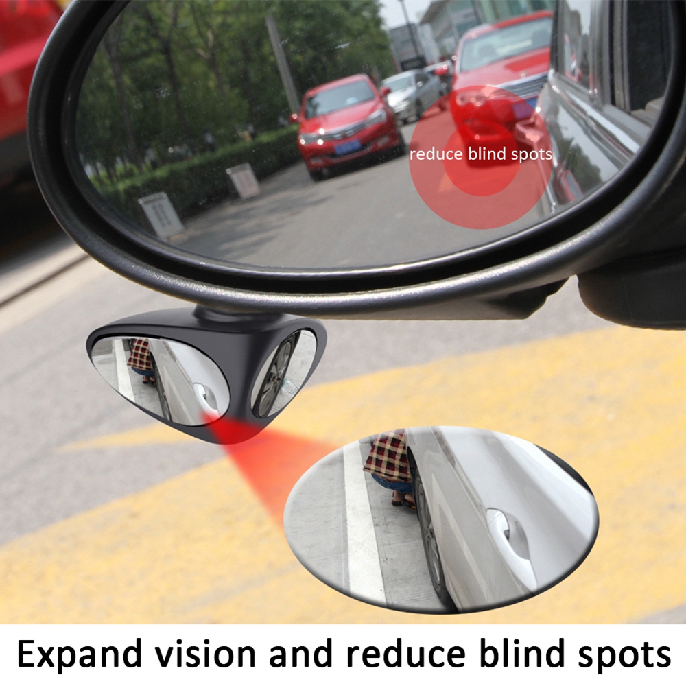 Automotive Rear View Rotary Adjustable Wide-angle Blind Spot Mirror