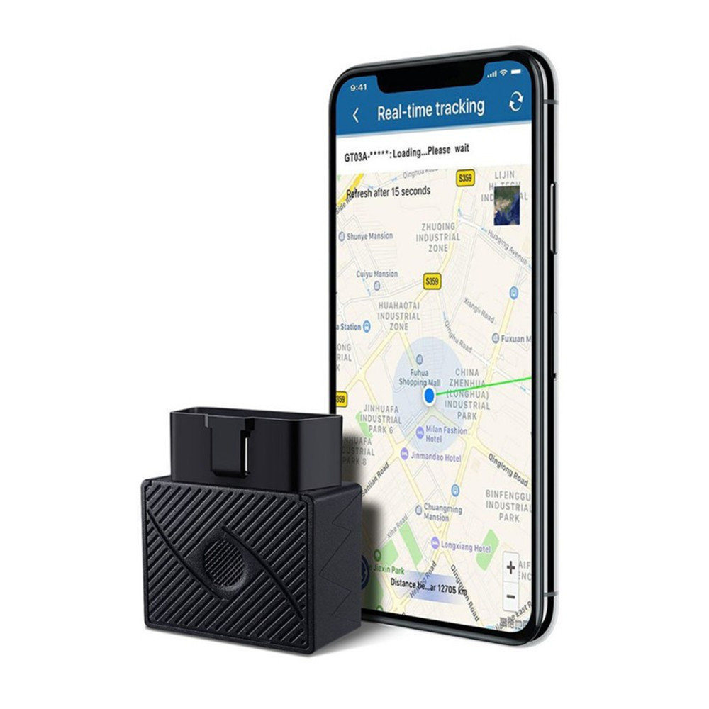 Car Mini GPS Tracker 16PIN OBD Plug Play GSM Tracking Device