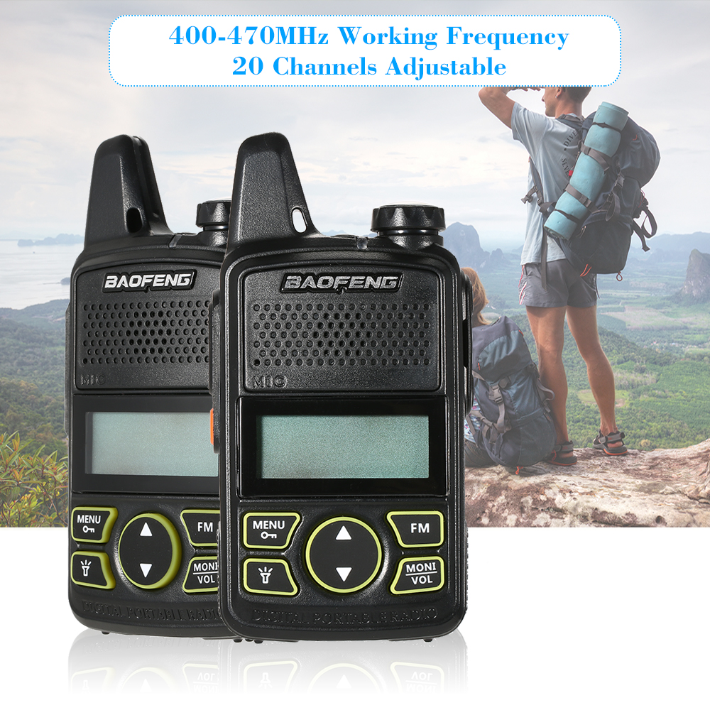 BAOFENG BF-T1 MINI Walkie Talkie UHF 400-470MHz Portable T1 Two Way Radio