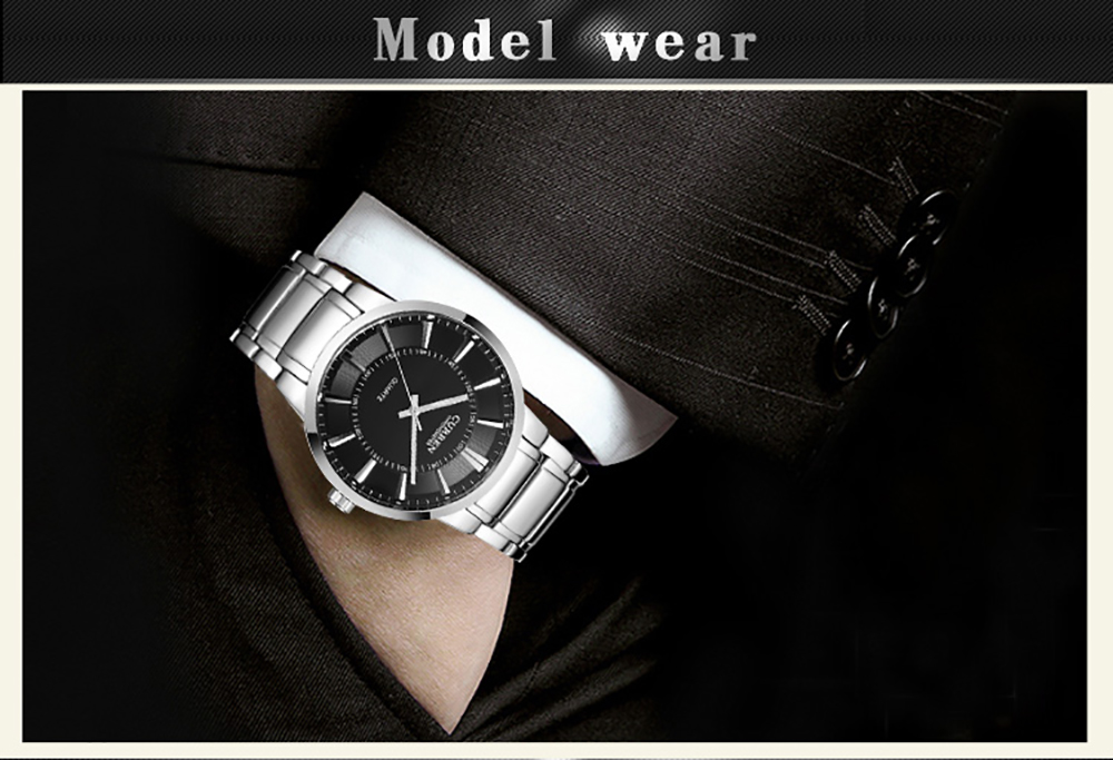 CURREN Men's Casual Fashion Simple Steel Watch