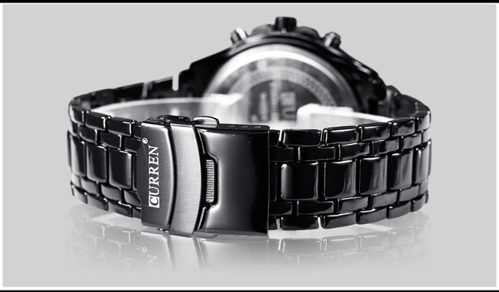 CURREN Stainless Steel Strap Fashion Men'S Quartz Watch