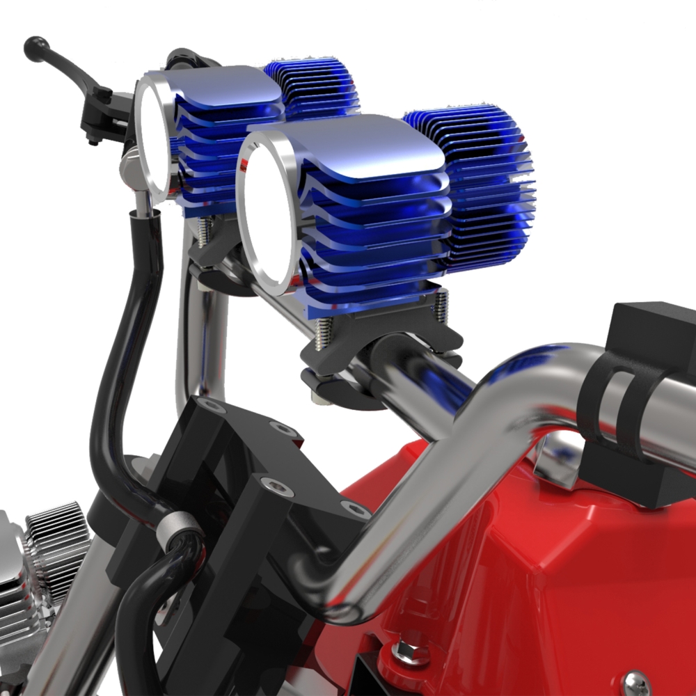 1 set BOSMAA G11 Motorcycle Headlight Mounting Bracket Relocation Clamps