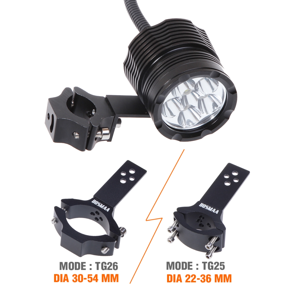 BOSMAA 20W MX-l2 M201 4800LM LED Motorcycle Headlight Fog Spot HeadLamp Spotligh
