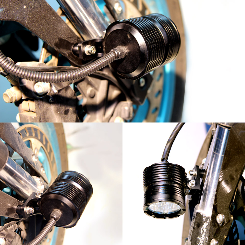 2 sets G92 BOSMAA Folding Adjustable Motorcycle Headlight Bracket Mounts