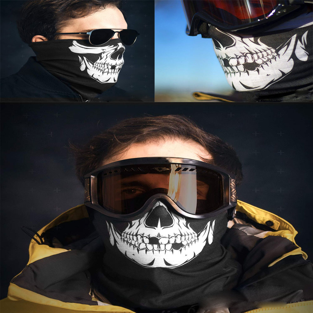 Motorcycle Bike Ride Terrible Skeleton Windproof Mask