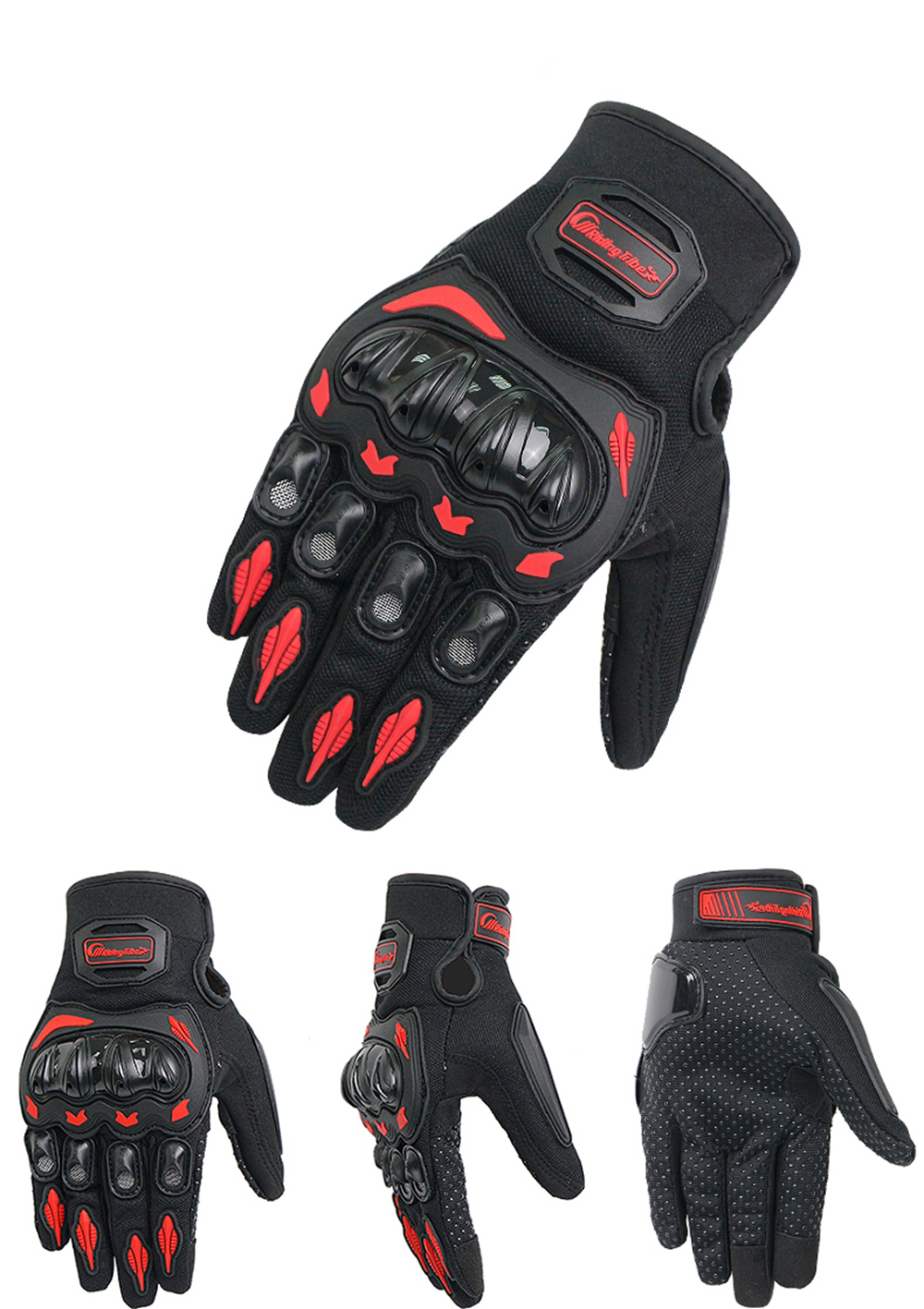 Riding Tribe MCS-21 Motorcycle Riding Protective Touch Screen Gloves