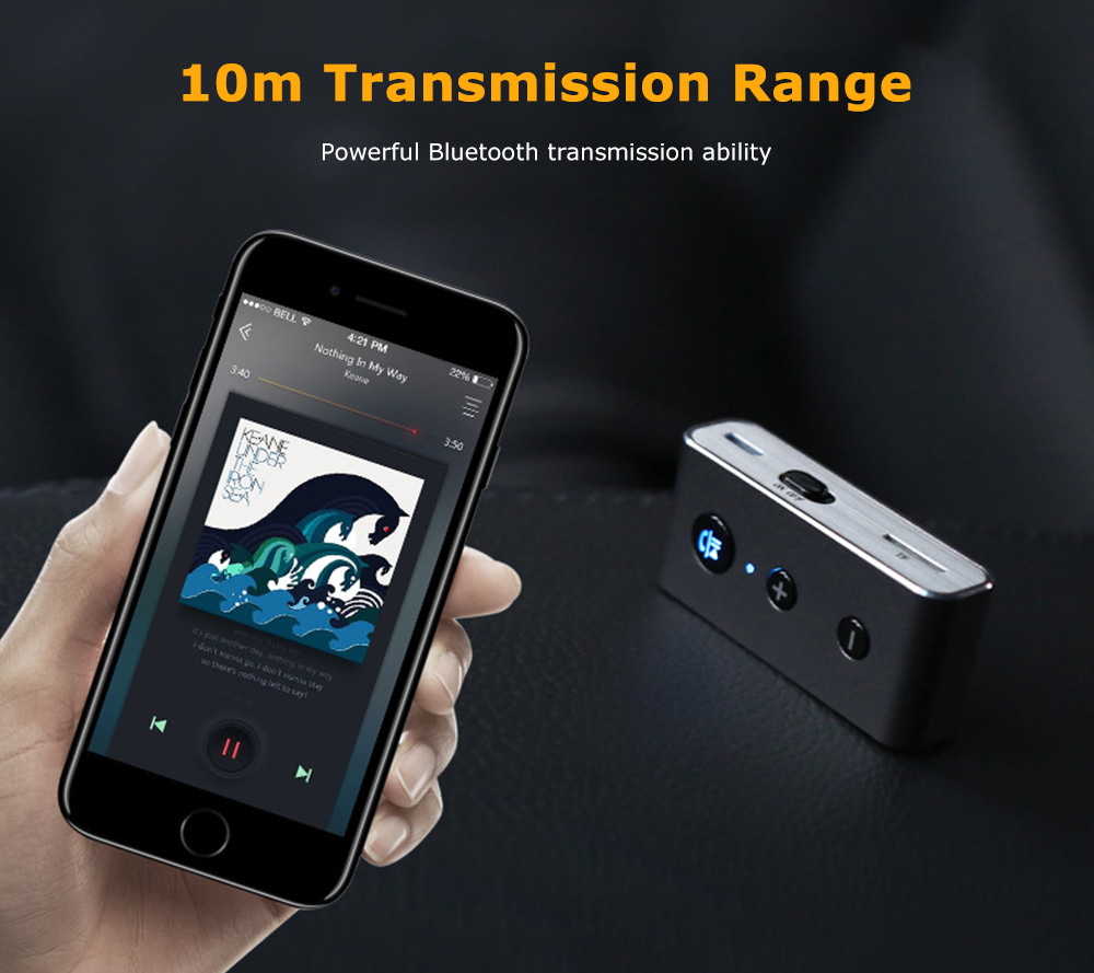 BT710 Car Bluetooth MP3 Player Audio Transmitter Hands-free Call Hi-Fi Stereo Sound AUX Output