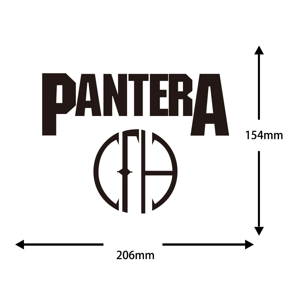 Pantera Creative Car Decoration Sticker Removable Decorations