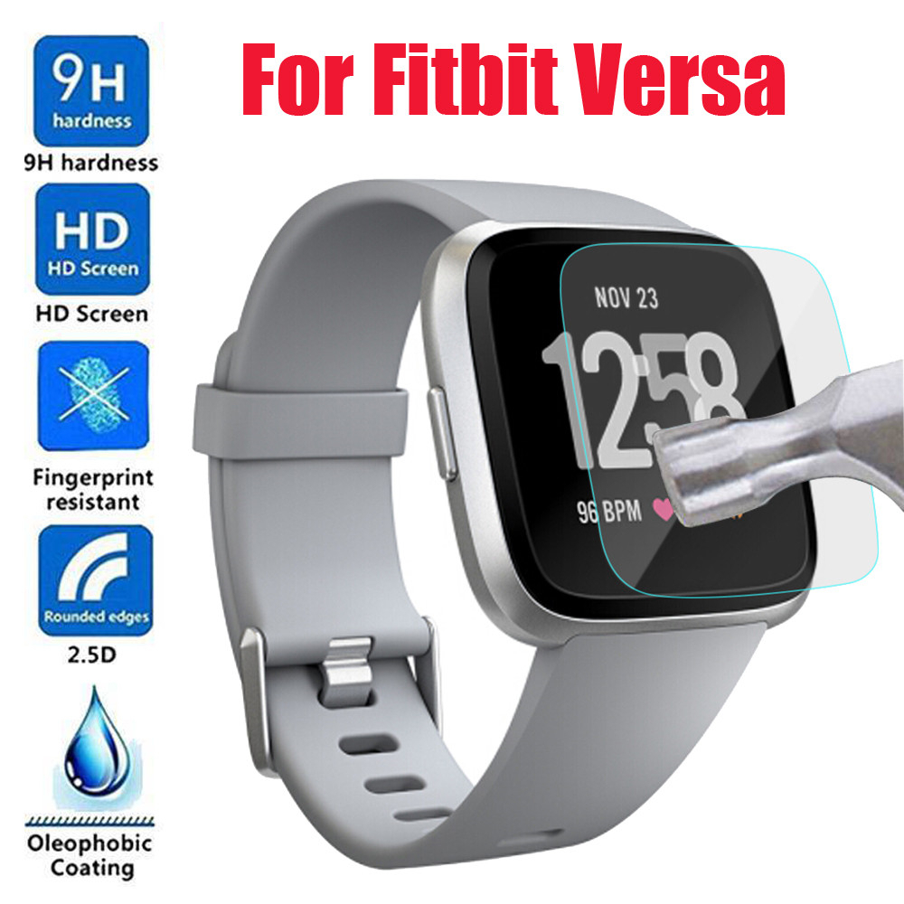 3PCS 0.26mm 9H Tempered Glass Screen Protector for Fitbit Versa Smart Watch