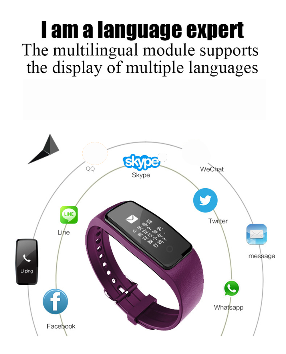 LEMFO S1 intelligent health monitoring remote-controlled camera sports bracelet