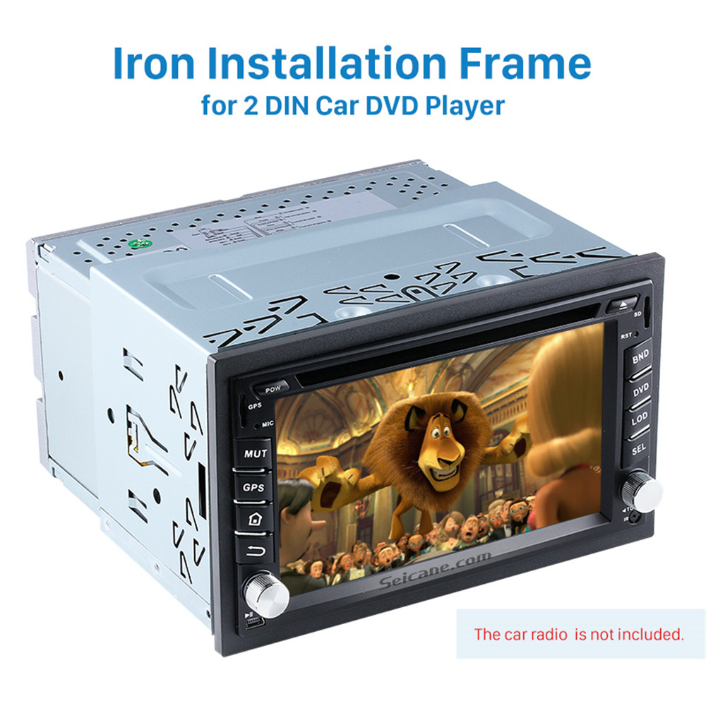 2 Din Universal Car Stereo DVD Player Radio Fascia Dash Panel Mount Metal Frame