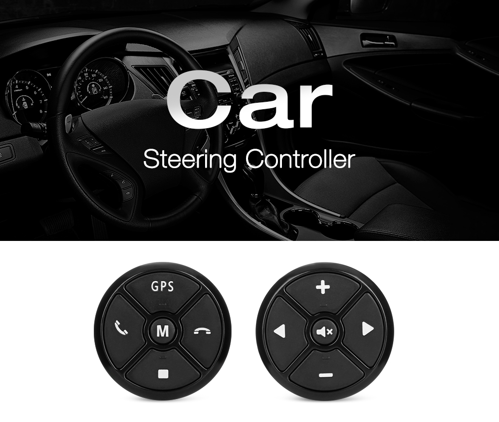 STAPON T - 3 Steering Wheel Controller Car Smart Wireless Universal Multifunctional DVD Navigation Button Key Remote Control