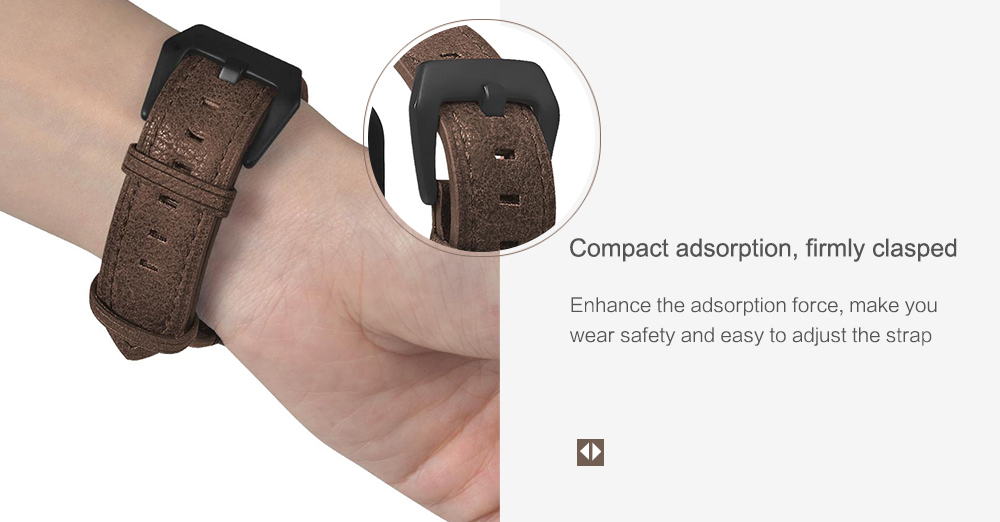 20mm Genuine Leather Band for Xiaomi Huami Amazfit Bip Youth Smart Watch