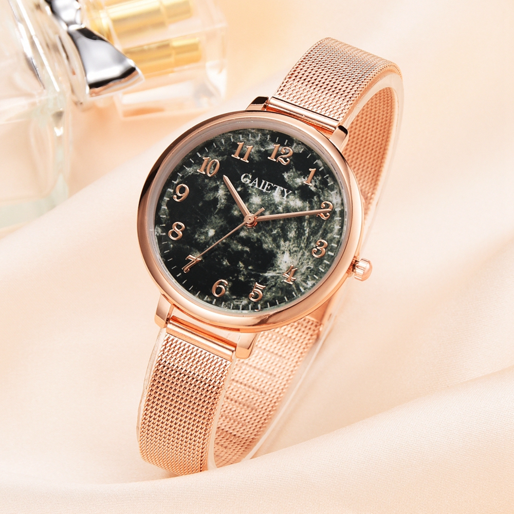 GAIETY G573 Women'S Watch Ultra-Thin Large Dial Mesh with Quartz Watch