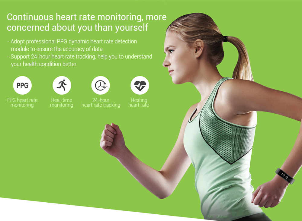 HUAWEI B19 Smart Bracelet 50M Waterproof Heart Rate Monitoring Sport Version