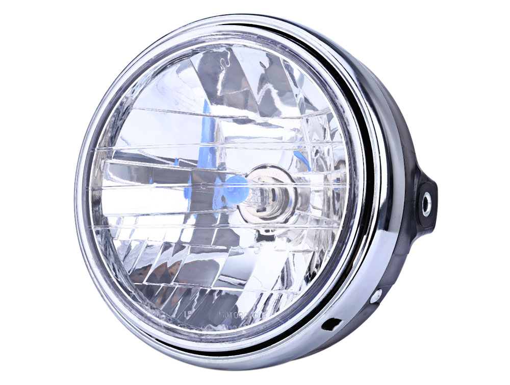 12V Motorcycle Round Headlight Modified Headlamp Assembly for Honda Bumblebee CB400 / 900