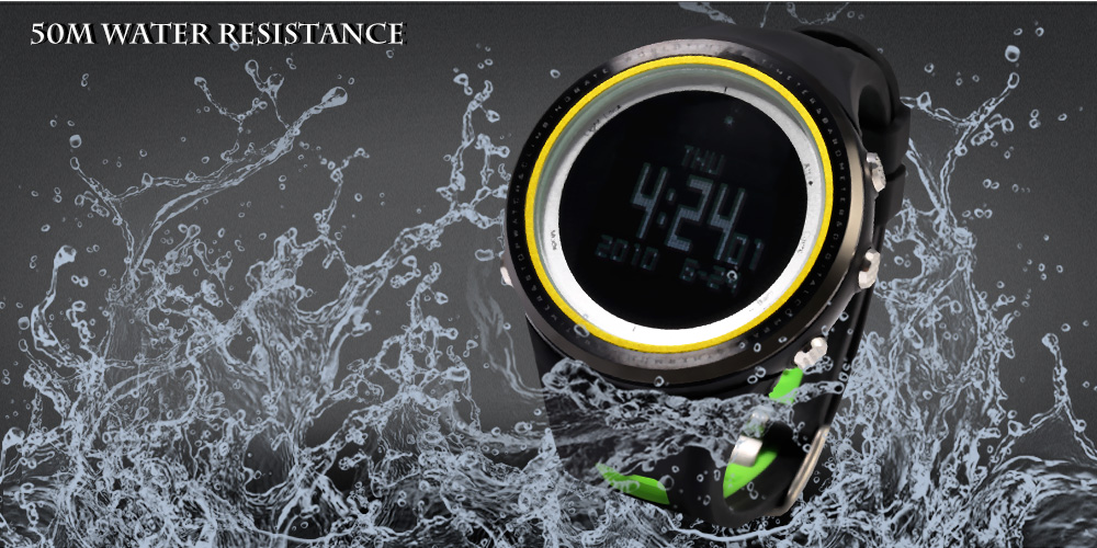 SUNROAD FR800NB Multifunctional Digital Sports Watch Altimeter Barometer Pedometer Wristwatch