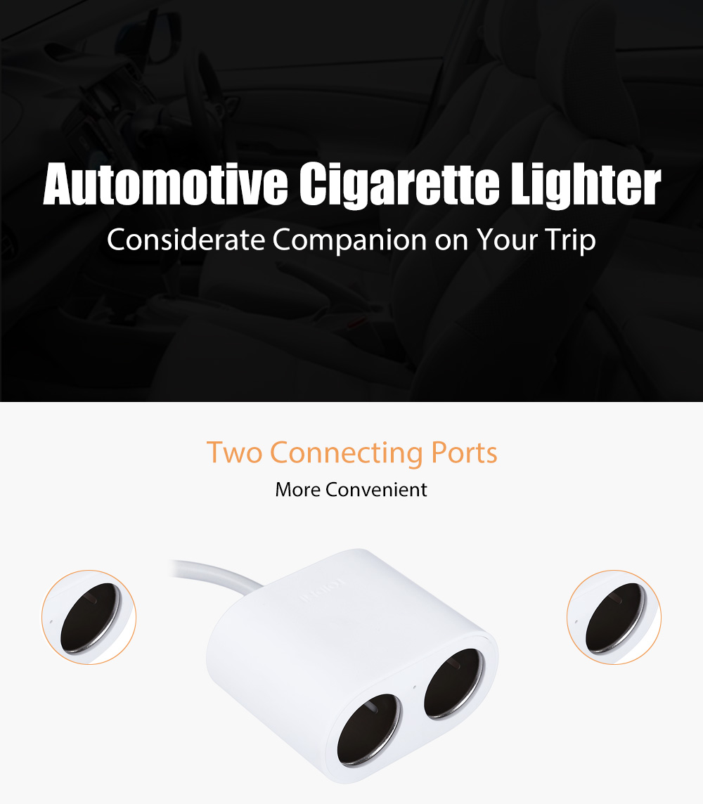 ROIDMI Automotive Cigarette Lighter Protective Tube 35CM Cable