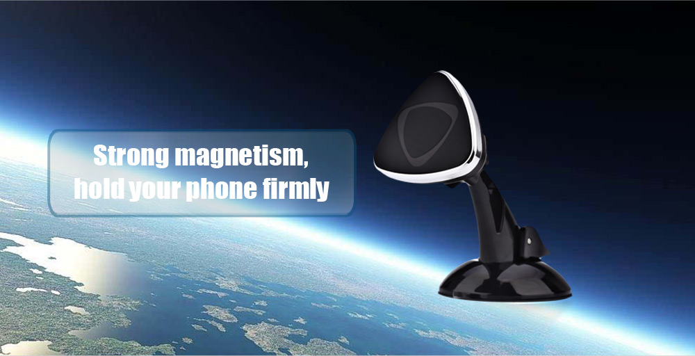 Magnetic Cellphone Holder Stand Windshield Dashboard Car Mount 360 Degree Rotation