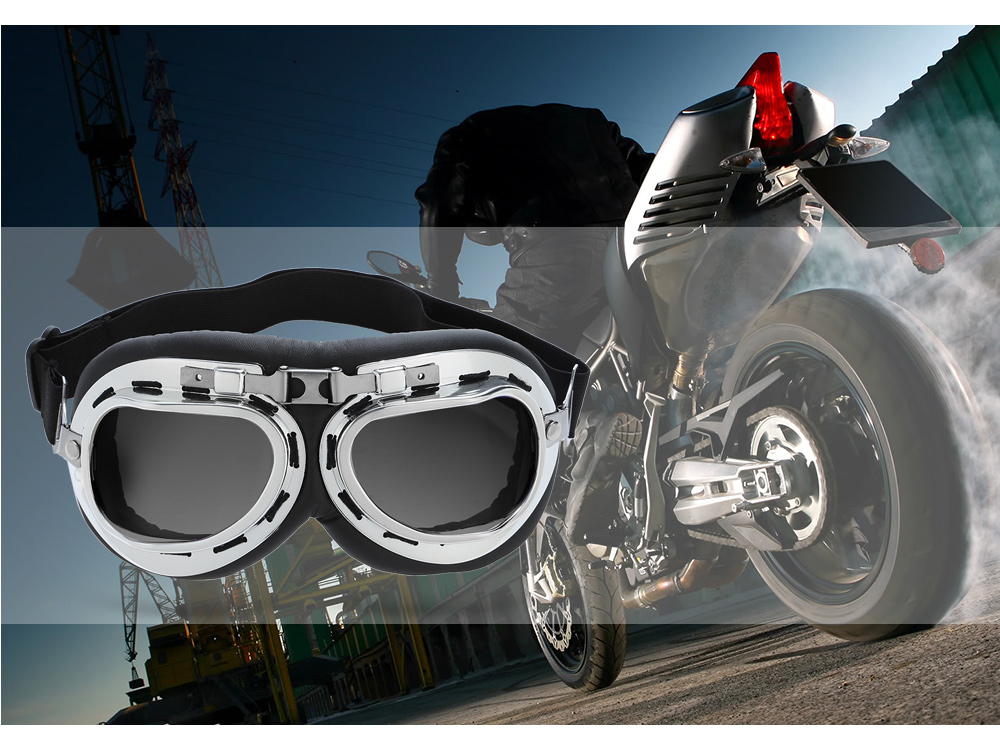 UV-resistant Protective Glasses Windproof Motorcycle Goggle for Outdoor Sports