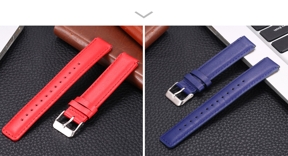 18mm Genuine Leather Wristband Pin Buckle for Huawei Talkband B3 Smart Bracelet
